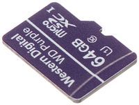 KARTA PAMIĘCI SD-MICRO-10/64-WD 64 GB WD