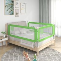 Lumarko Barierka do łóżeczka dziecięcego, zielona, 150x25 cm, tkanina!