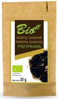 Czarny czosnek mielony suszony bio 20 g - przetwory z natury