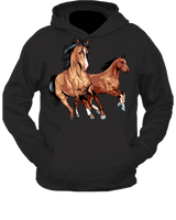 Bluza z kapturem Konie