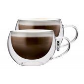 Szklanki Termiczne do Kawy Cappuccino Herbaty 300ml 2 sztuki
