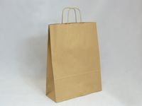 Torba papierowa beżowa 32 x 12 x 41 cm, 25 szt