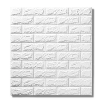 PANEL ŚCIENNY SAMOPRZYLEPNY NA ŚCIANĘ 77 CM x 70 CM BIAŁY