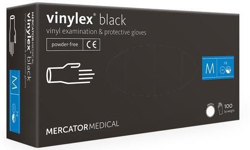 Rękawice winylowe vinylex black rozmiar M  100 szt